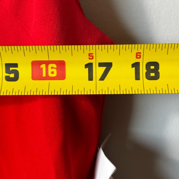 NWT New York & Company Women's stunning RED Midi Dress Size 12 Business, Party - Picture 10 of 10